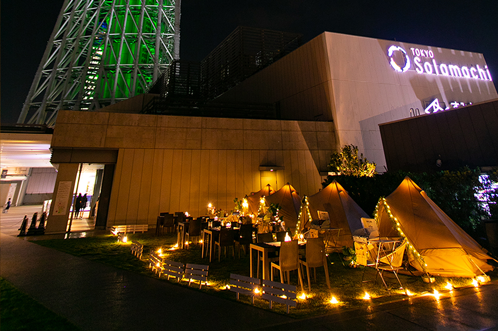 【押上】東京スカイツリータウン®️の庭～空とグランピングとBBQ～