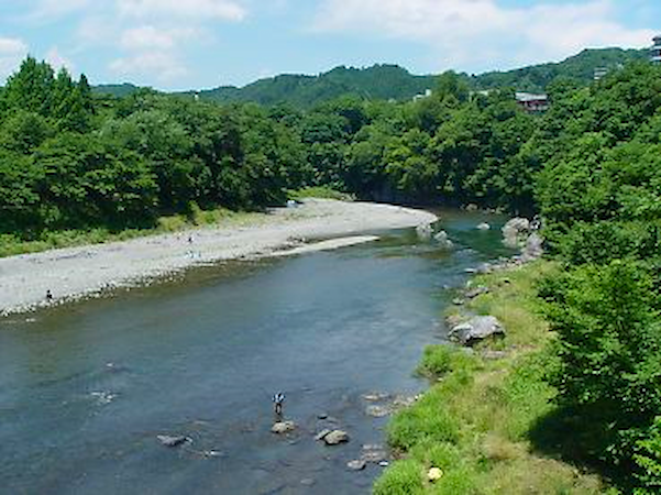 釜の淵公園バーベキューエリア