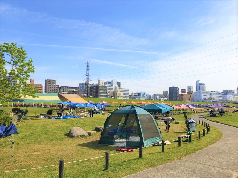 淀川河川公園 西中島地区「でりでりバーベQ」